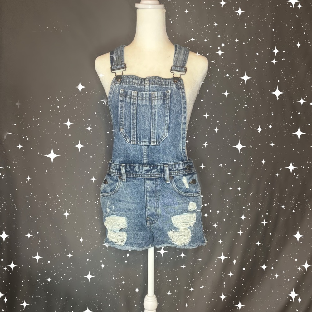 Size 24 Forever 21 Overall Shorts